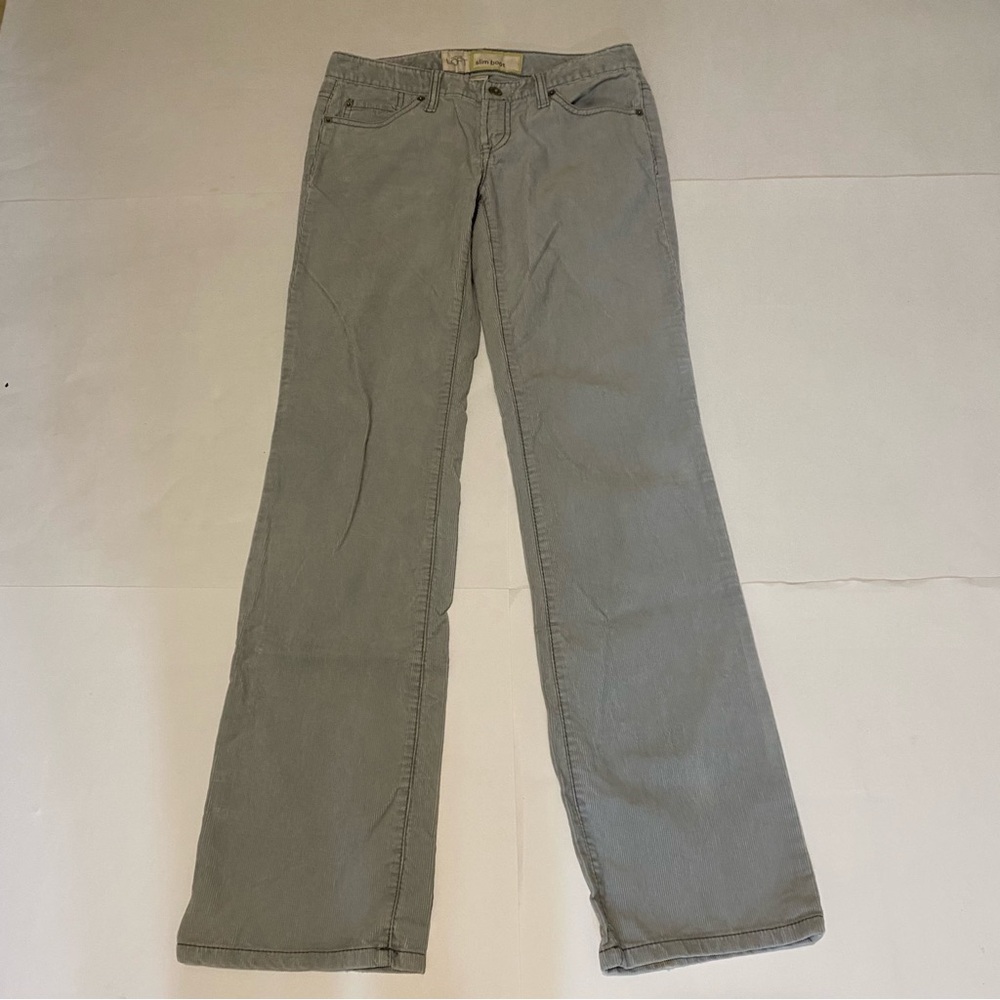 Loft Women's Slim Boot Gray pants